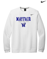 Mayfair HS Track and Field Block - Mens Nike Crewneck