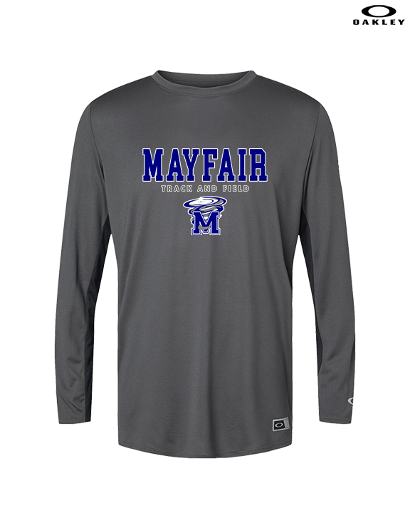 Mayfair HS Track and Field Block - Mens Oakley Longsleeve