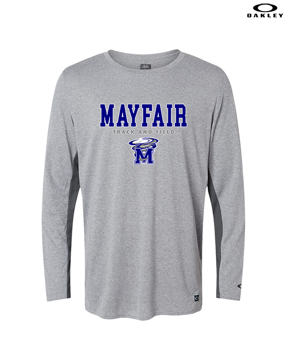 Mayfair HS Track and Field Block - Mens Oakley Longsleeve