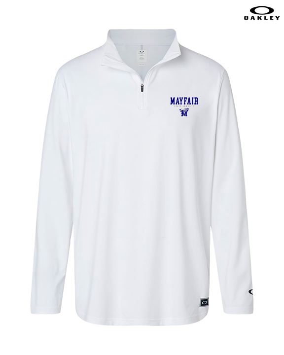 Mayfair HS Track and Field Block - Mens Oakley Quarter Zip