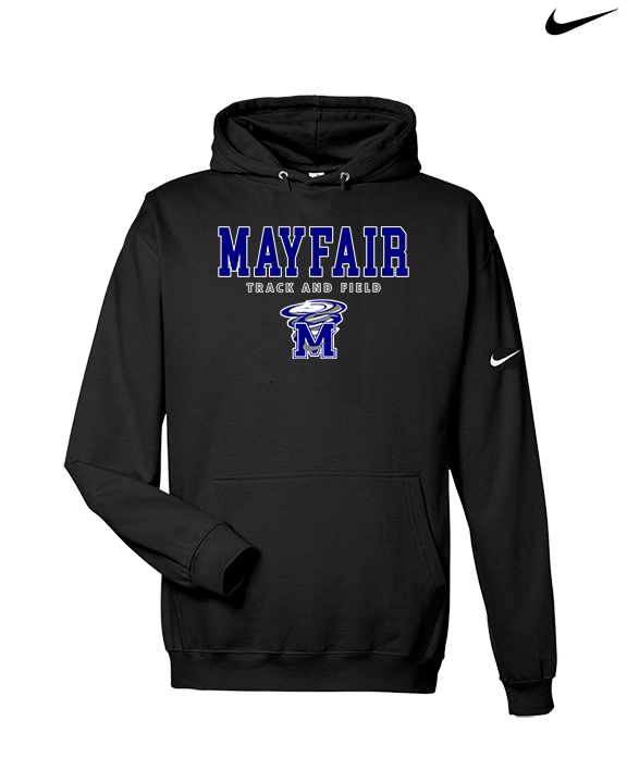 Mayfair HS Track and Field Block - Nike Club Fleece Hoodie