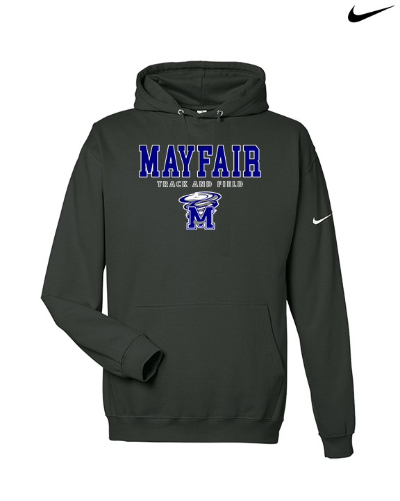 Mayfair HS Track and Field Block - Nike Club Fleece Hoodie