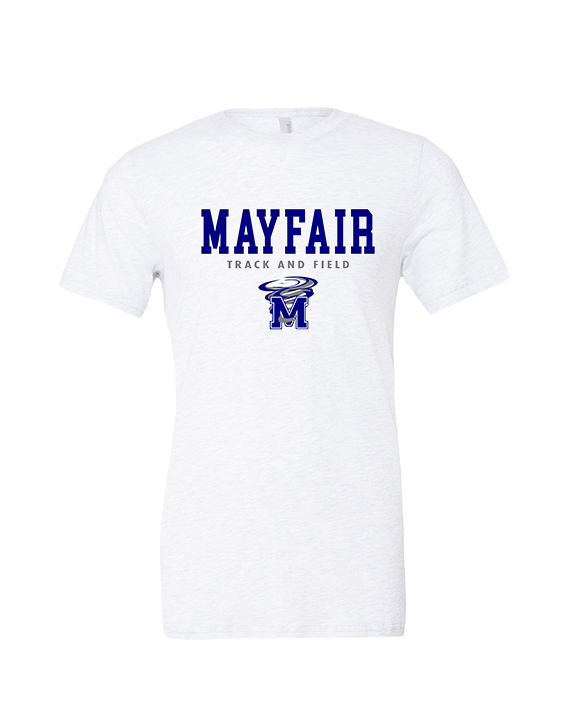 Mayfair HS Track and Field Block - Tri-Blend Shirt
