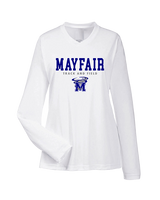 Mayfair HS Track and Field Block - Womens Performance Longsleeve