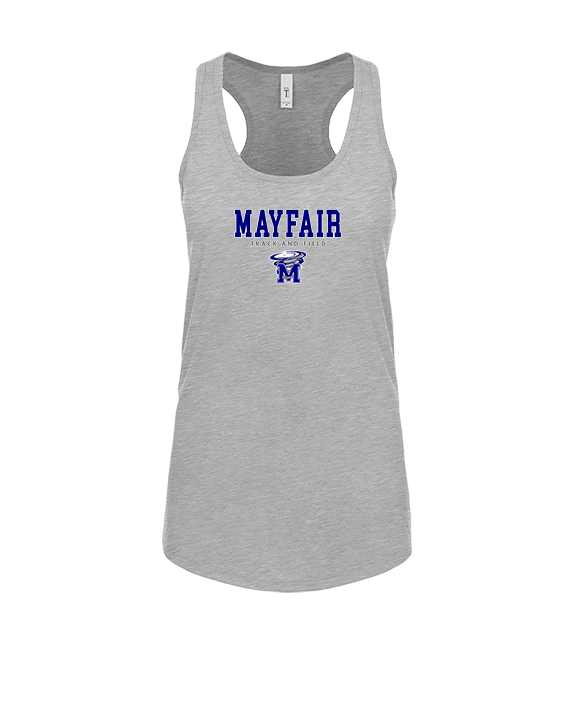 Mayfair HS Track and Field Block - Womens Tank Top