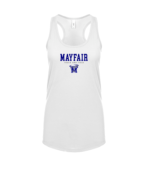 Mayfair HS Track and Field Block - Womens Tank Top