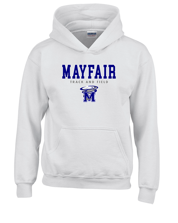 Mayfair HS Track and Field Block - Youth Hoodie