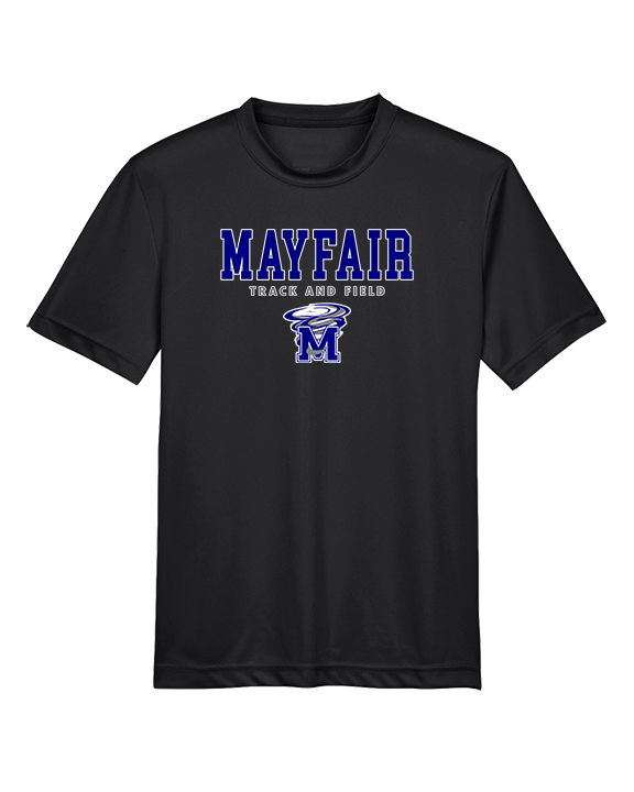 Mayfair HS Track and Field Block - Youth Performance Shirt