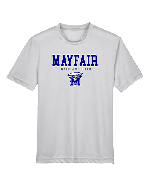 Mayfair HS Track and Field Block - Youth Performance Shirt