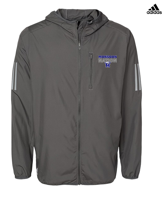 Mayfair HS Track and Field Nation - Mens Adidas Full Zip Jacket