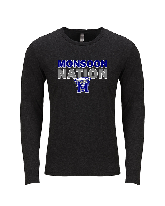 Mayfair HS Track and Field Nation - Tri-Blend Long Sleeve