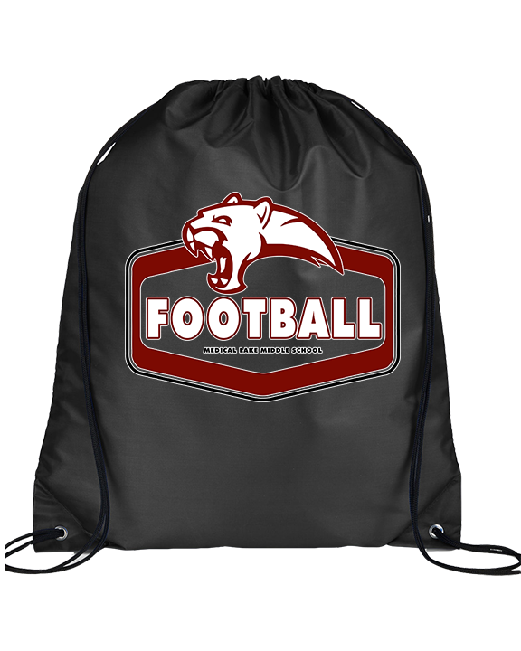 Medical Lake Middle School Football Board - Drawstring Bag