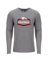 Medical Lake Middle School Football Board - Tri-Blend Long Sleeve