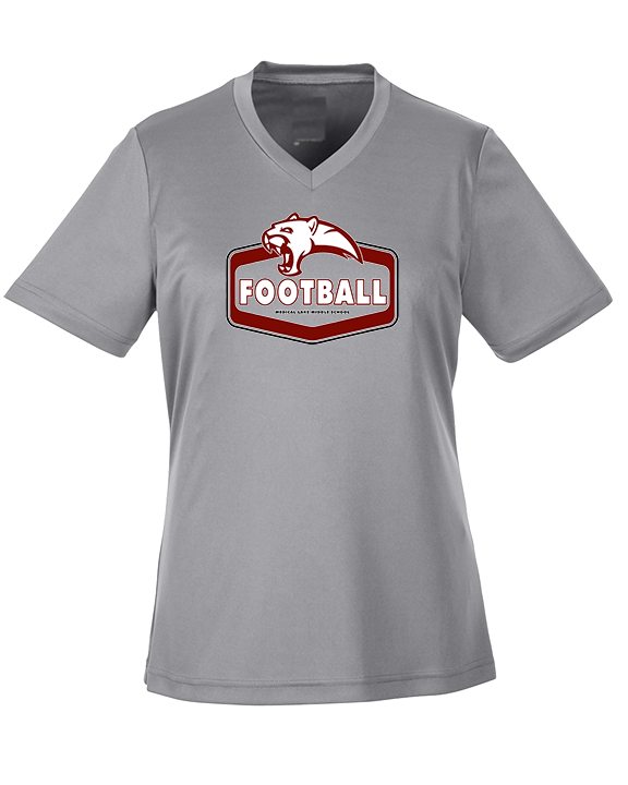Medical Lake Middle School Football Board - Womens Performance Shirt
