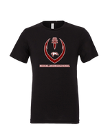 Medical Lake Middle School Football Full Football - Tri-Blend Shirt