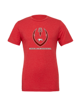 Medical Lake Middle School Football Full Football - Tri-Blend Shirt