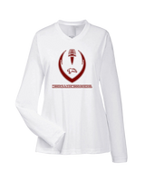 Medical Lake Middle School Football Full Football - Womens Performance Longsleeve