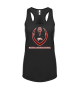 Medical Lake Middle School Football Full Football - Womens Tank Top