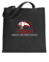 Medical Lake Middle School Football Shadow - Tote