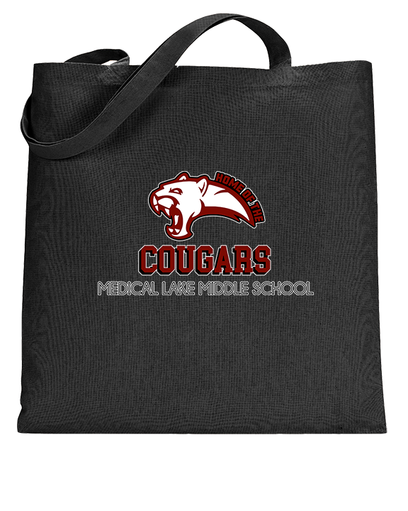 Medical Lake Middle School Football Shadow - Tote