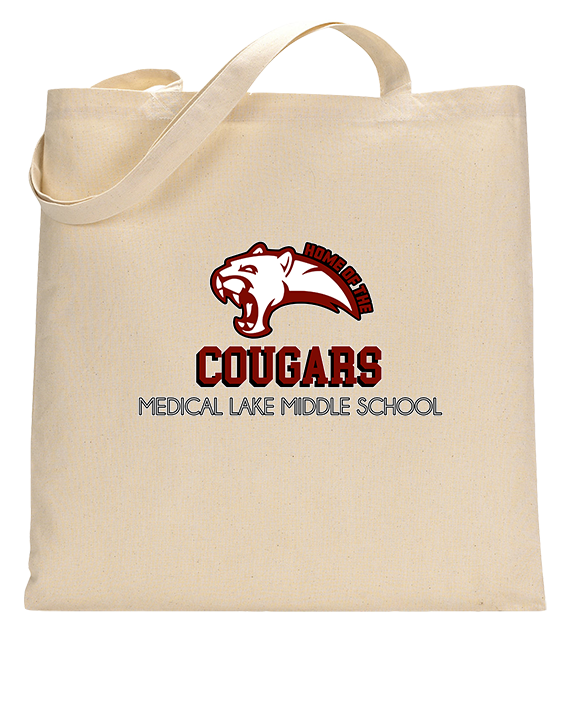 Medical Lake Middle School Football Shadow - Tote