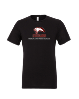 Medical Lake Middle School Football Shadow - Tri-Blend Shirt