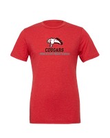 Medical Lake Middle School Football Shadow - Tri-Blend Shirt