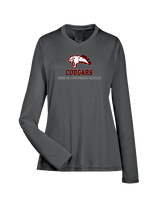 Medical Lake Middle School Football Shadow - Womens Performance Longsleeve