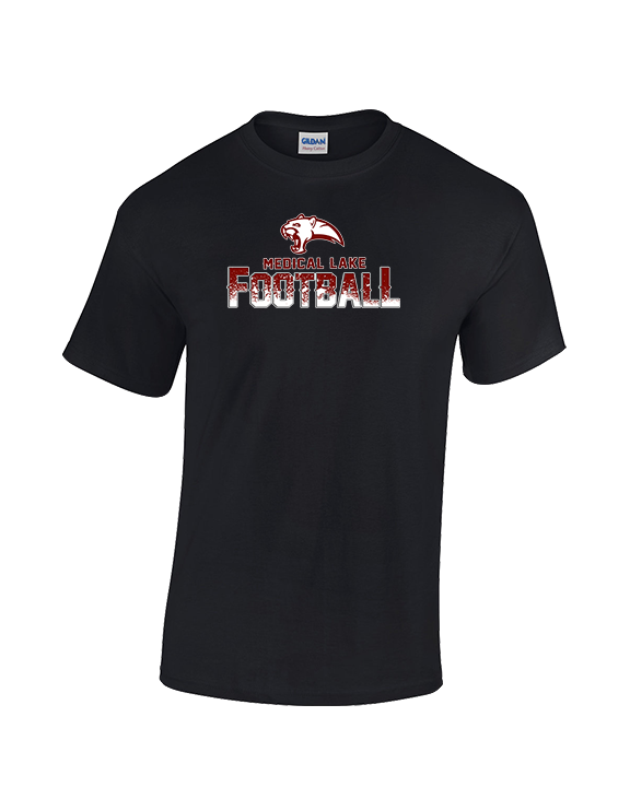 Medical Lake Middle School Football Splatter - Cotton T-Shirt