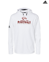 Medical Lake Middle School Football Splatter - Mens Adidas Hoodie