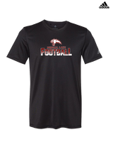 Medical Lake Middle School Football Splatter - Mens Adidas Performance Shirt