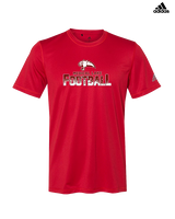 Medical Lake Middle School Football Splatter - Mens Adidas Performance Shirt
