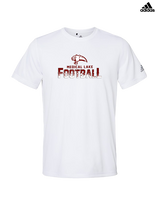 Medical Lake Middle School Football Splatter - Mens Adidas Performance Shirt