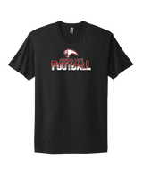 Medical Lake Middle School Football Splatter - Mens Select Cotton T-Shirt