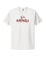 Medical Lake Middle School Football Splatter - Mens Select Cotton T-Shirt