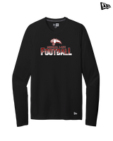 Medical Lake Middle School Football Splatter - New Era Performance Long Sleeve