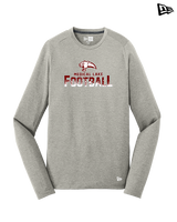 Medical Lake Middle School Football Splatter - New Era Performance Long Sleeve