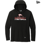 Medical Lake Middle School Football Splatter - New Era Tri-Blend Hoodie