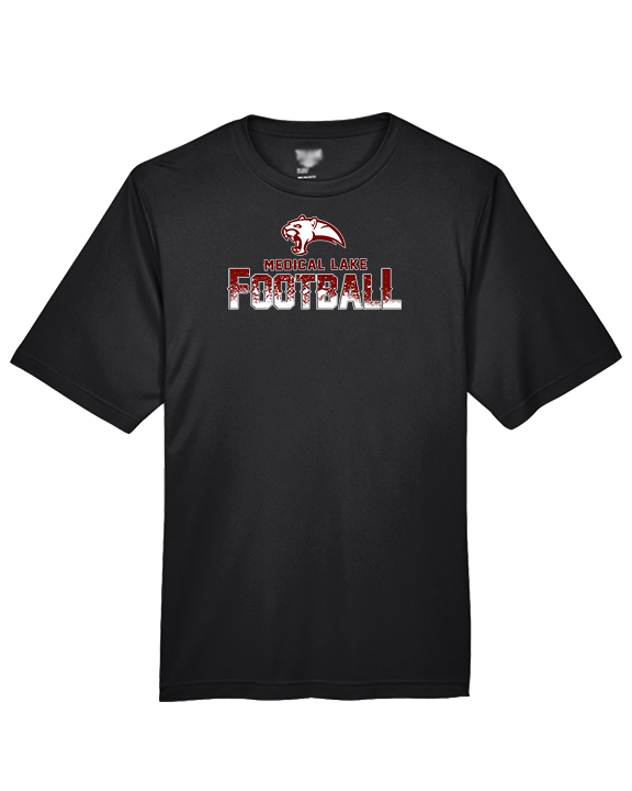 Medical Lake Middle School Football Splatter - Performance Shirt