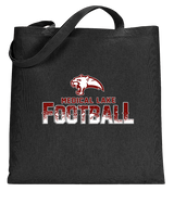 Medical Lake Middle School Football Splatter - Tote