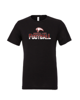 Medical Lake Middle School Football Splatter - Tri-Blend Shirt