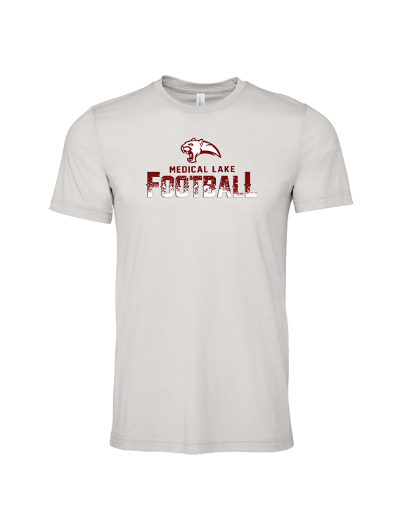 Medical Lake Middle School Football Splatter - Tri-Blend Shirt