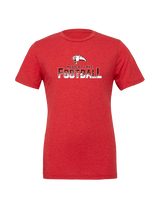 Medical Lake Middle School Football Splatter - Tri-Blend Shirt