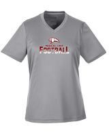 Medical Lake Middle School Football Splatter - Womens Performance Shirt