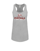 Medical Lake Middle School Football Splatter - Womens Tank Top