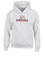 Medical Lake Middle School Football Splatter - Youth Hoodie