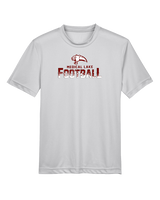 Medical Lake Middle School Football Splatter - Youth Performance Shirt