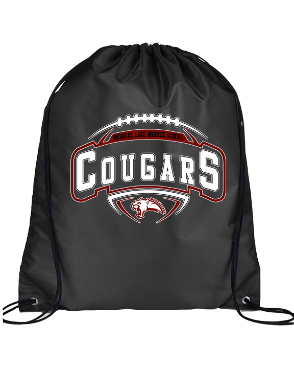 Medical Lake Middle School Football Toss - Drawstring Bag