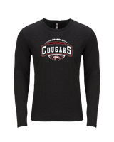 Medical Lake Middle School Football Toss - Tri-Blend Long Sleeve