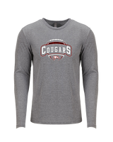 Medical Lake Middle School Football Toss - Tri-Blend Long Sleeve